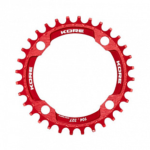 Звезда Kore Narrow Wide Front Chain Ring, 30T, red, KCRFNW0130RAT