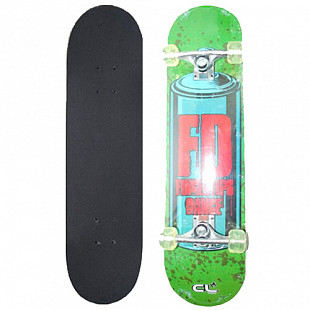 Скейтборд Zez Sport 3018PU-1 Blue/Green/Red