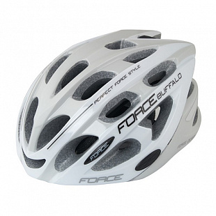 Велошлем Force Buffalo grey/white