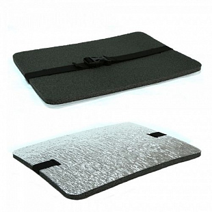 Сидушка туристическая с карабином 16 мм Decor Металлик