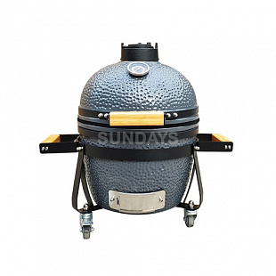 Угольный керамический гриль Sundays Kamado AU-14A Antracit