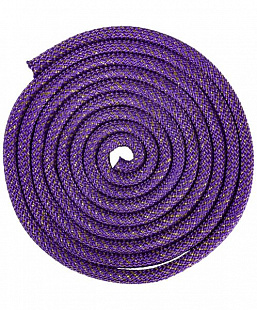 Скакалка для художественной гимнастики Amely 3 м RGJ-304 violet/gold