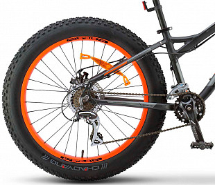 Велосипед Stels Navigator 480 MD 24" (2016) black/orange