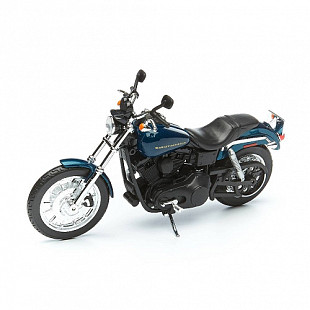 Масштабная модель мотоцикла Maisto 1:12 Харлей Дэвидсон 2004 Dyna Super Glide Sport (32320) dark blue/black