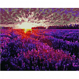 Алмазная вышивка Picasso Закат над лавандовым полем PD4050135