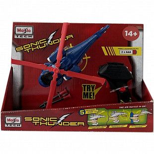 Игровой набор Maisto Военная авиация Sonic Thunder (81195) blue