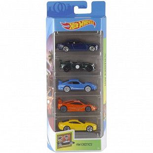 Набор машинок Hot Wheels HW Exotics 5 шт. (1806 GHP50)