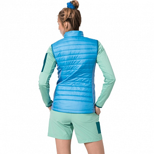 Ветрозащитная стеганая жилетка женская Jack Wolfskin Routeburn Vest W misty blue