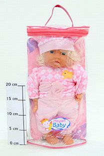 Кукла Meyan Baby в розовом костюме  в сумке JM66-005