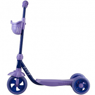 Самокат городской с корзинкой Foxx Baby Ultramarine 100-120мм 115BABY.BL8