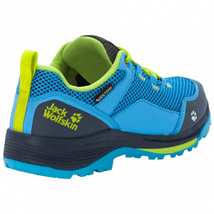 Кроссовки детские Jack Wolfskin Force Striker Vent Low K blue / lime