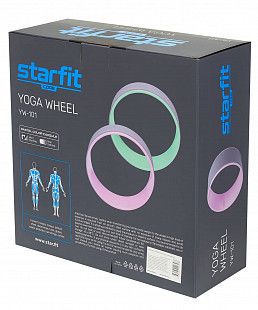 Колесо для йоги Starfit YW-101 32 см mint/grey
