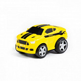 Автомобиль инерционный Полесье Крутой Вираж гоночный №1 78919 yellow