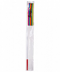 Лента для художественной гимнастики Amely 6 м с палочкой 56 см AGR-201 rainbow