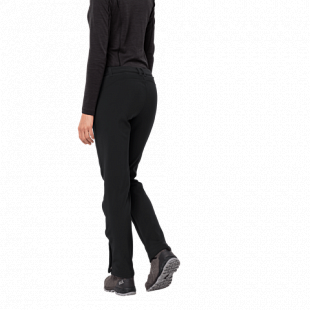 Брюки женские Jack Wolfskin Zenon Softshell Pants Women black