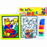 Игра Насыпь-наклей Лиса и колобок C-335-57238307