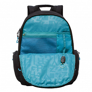Рюкзак городской GRIZZLY RU-033-21 /1 black/turquoise