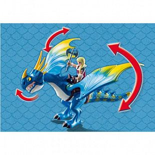 Игровой набор Playmobil Драконы: Астрид и Громгильда 9247