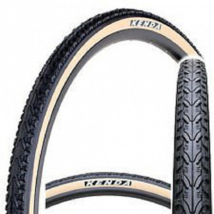 Велопокрышка Kenda 700х35С (37-622) K935 Khan Полуслик 5-527778 Black/White