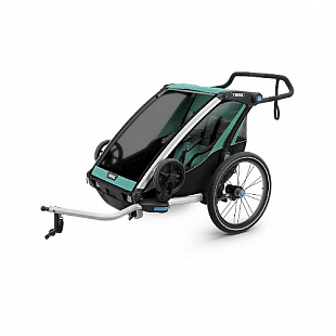 Детская мультиспортивная коляска Thule Chariot Lite2 green (10203007)