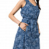 Платье летнее женское Jack Wolfskin Tioga Road Print Dress ocean wave all over