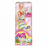 Кукла Ася "Прогулка со щенком" (вариант 1) Toys Lab 35057