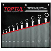 Набор накидных ключей Toptul 6-27 мм 10 шт GPCI1001