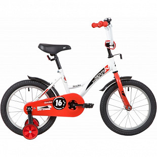 Велосипед Novatrack Strike 16" (2020) 163STRIKE.WTR20 white/red