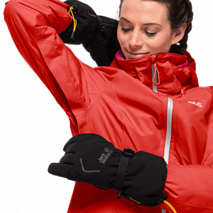 Куртка женская Jack Wolfskin Powder Mountain Jacket W orange coral