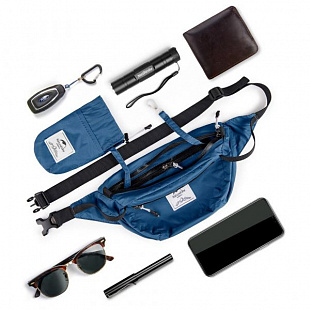 Сумка поясная Naturehike Foldable Silicon Bag Blue