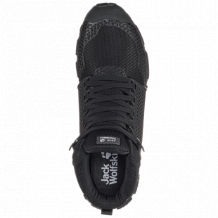 Ботинки мужские Jack Wolfskin Trail Invader Shield Mid M black / black