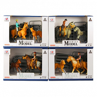 Игровой набор Maya Toys Наездник и лошади Q9899-Y3