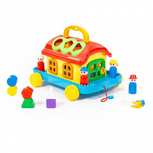 Игрушка Полесье Сказочный домик на колесиках (в сеточке) 48769