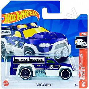 Машинка Hot Wheels Базовой коллекции Rescue Duty 192/250 (5785 HKJ20)