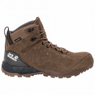 Ботинки мужские Jack Wolfskin Cascade Hike Lt Texapore Mid M dark wood / phantom