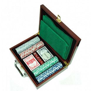 Сувенирный набор для игры в покер Zez Sport 6642-S1 (в чемодане)