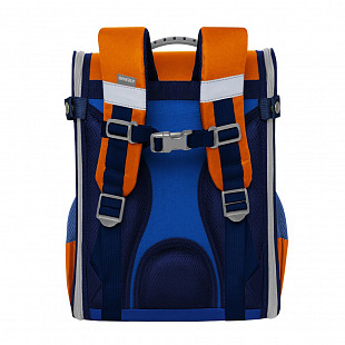 Рюкзак школьный GRIZZLY RAn-083-5 /1 orange/blue