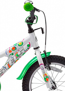 Велосипед Stels Pilot 180 ALU 16" (2018) white/green