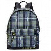 Городской рюкзак GRIZZLY RU-709-3 /5 olive/yellow squre