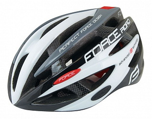 Велошлем Force Road Junior black/white/grey