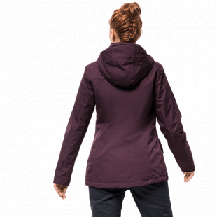 Куртка женская Jack Wolfskin Park Avenue Jacket burgundy