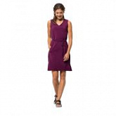 Платье женское Jack Wolfskin Tioga Road Dress wild berry