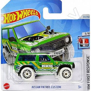 Машинка Hot Wheels Базовой коллекции Nissan Patrol Custom 34/250 (5785 HTC89) mainline 2024