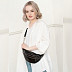 Поясная сумка женская Ors Oro OPS-0158 black
