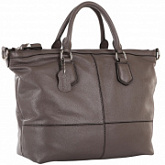 Женская сумка из кожи Pola 8309 dark grey