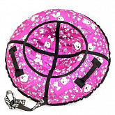 Тюбинг RT Собачки 105 см + автокамера pink