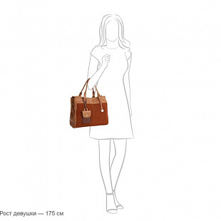 Женская сумка Pola 7067 light brown