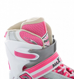 Коньки раздвижные Maxcity Desire Girl pink