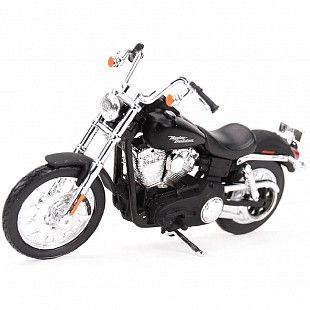 Масштабная модель мотоцикла Maisto 1:18 Harley Davidson 2006 Dyna Street Bob (31360) black