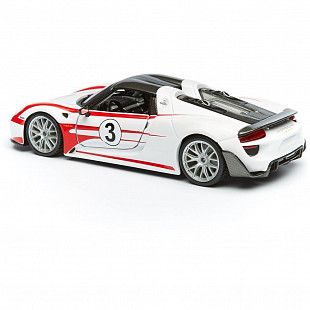 Машинка Bburago 1:24 Porsche 918 Weissach (18-28009)